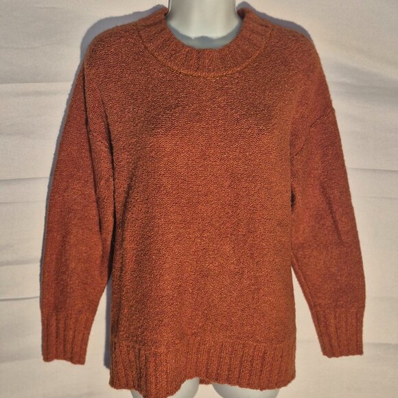OLD NAVY beautiful Orange High Pile oversized sweater in size small NWT - Picture 2 of 8